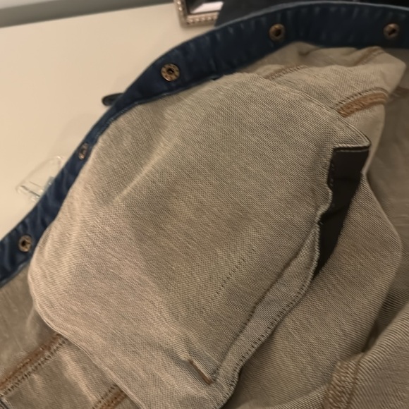 Tribal Jeans long denim jacket. Sz XL - Picture 6 of 6